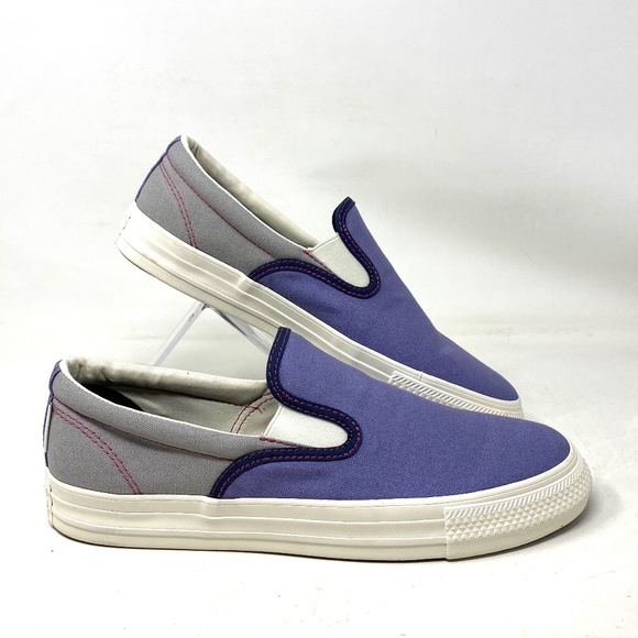 Converse Ctas Slip On Low Canvas Violet Women's Sneakers Custom 171852C-VTGRWT - Picture 2 of 11